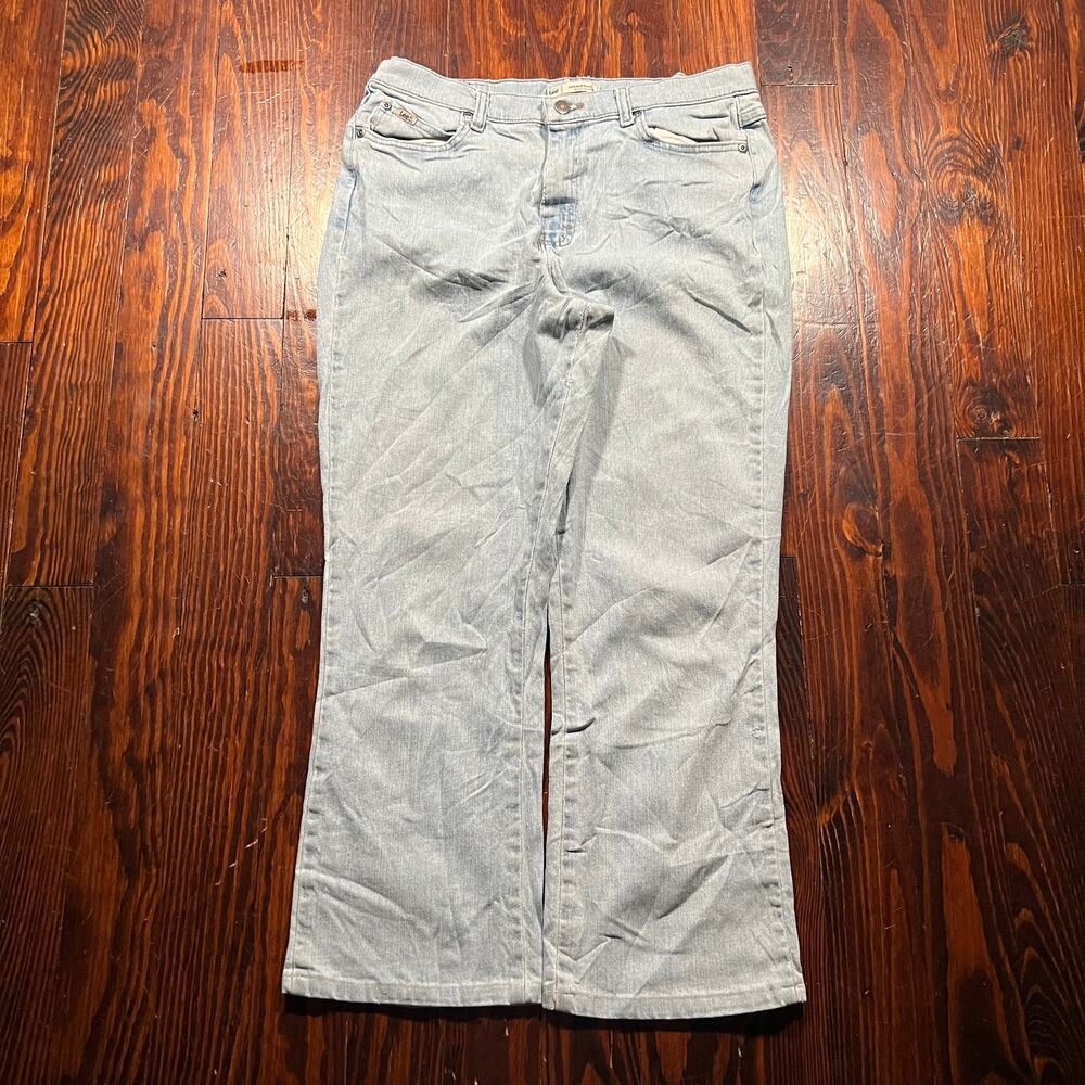 Lee 32 x 28 Y2K Bootcut Jeans Light Wash Relaxed